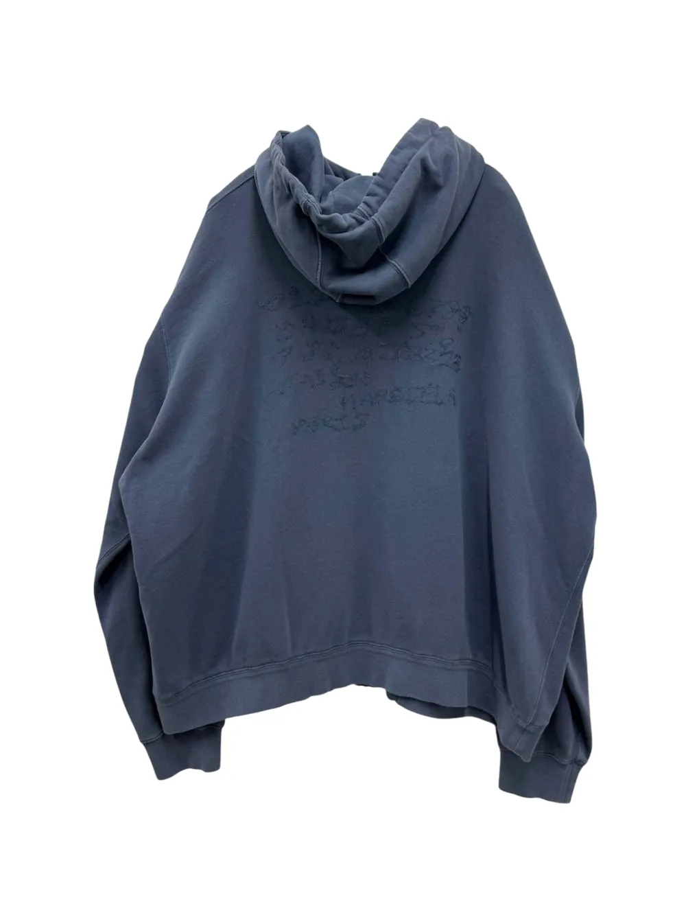 Maison Margiela Hoodie met rits Blauw