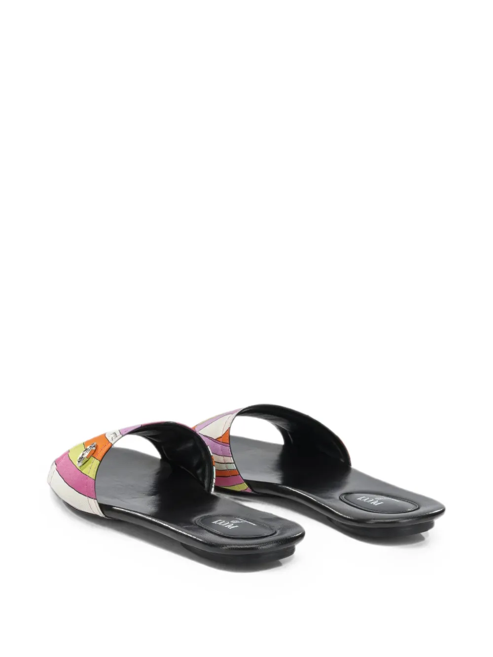  Pucci Logo-plaque Sandals - Blanco 