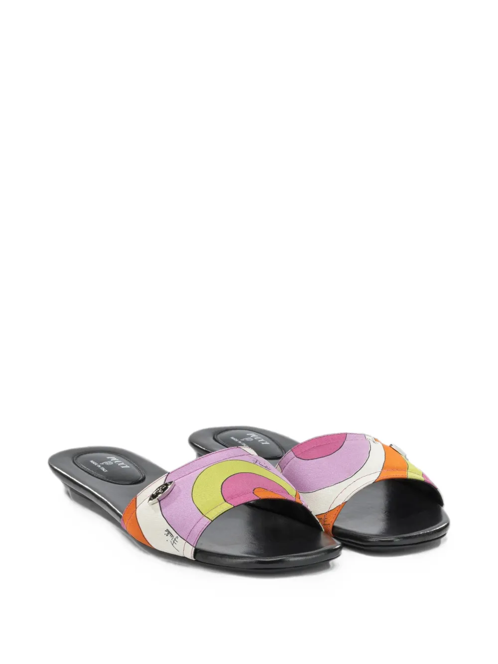  Pucci Logo-plaque Sandals - Blanco 