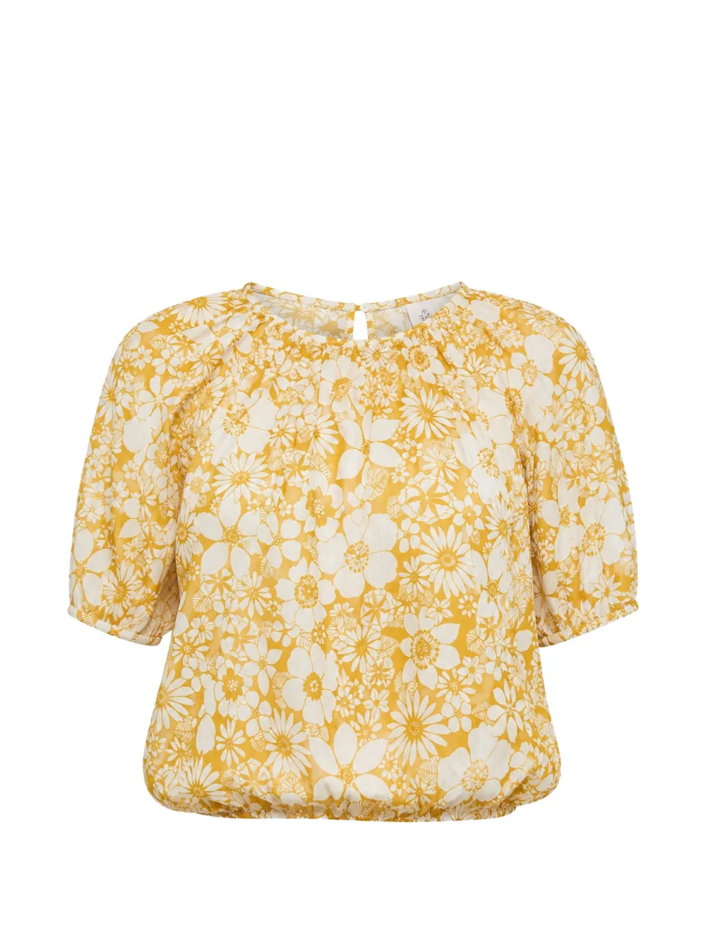 MOTHER Blusa Party In The Back a fiori - Giallo