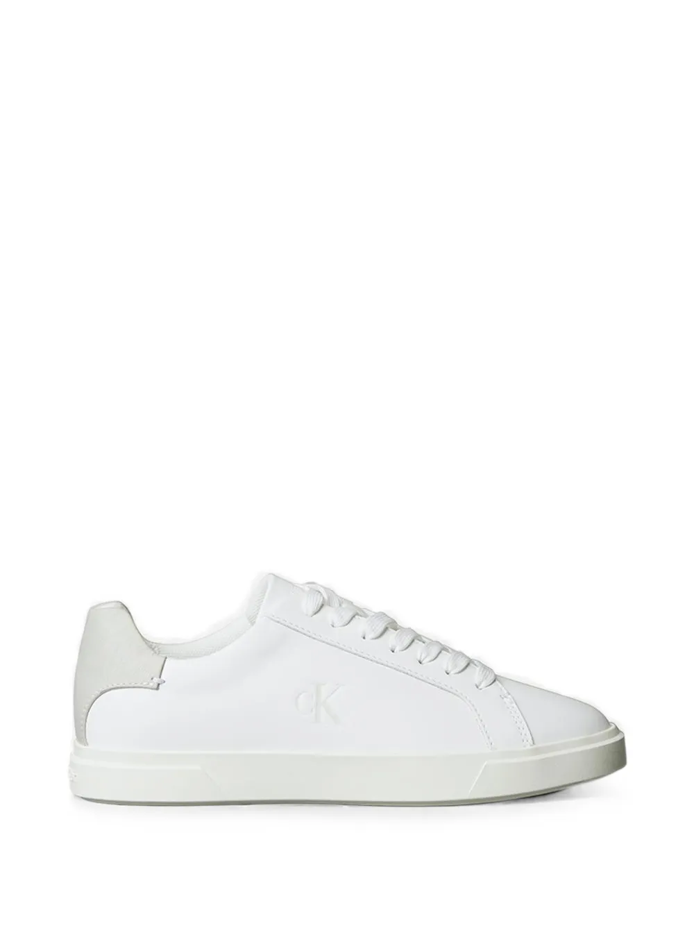 Calvin Klein leather sneakers Wit