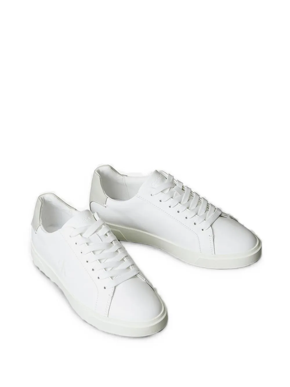 Calvin Klein leather sneakers Wit