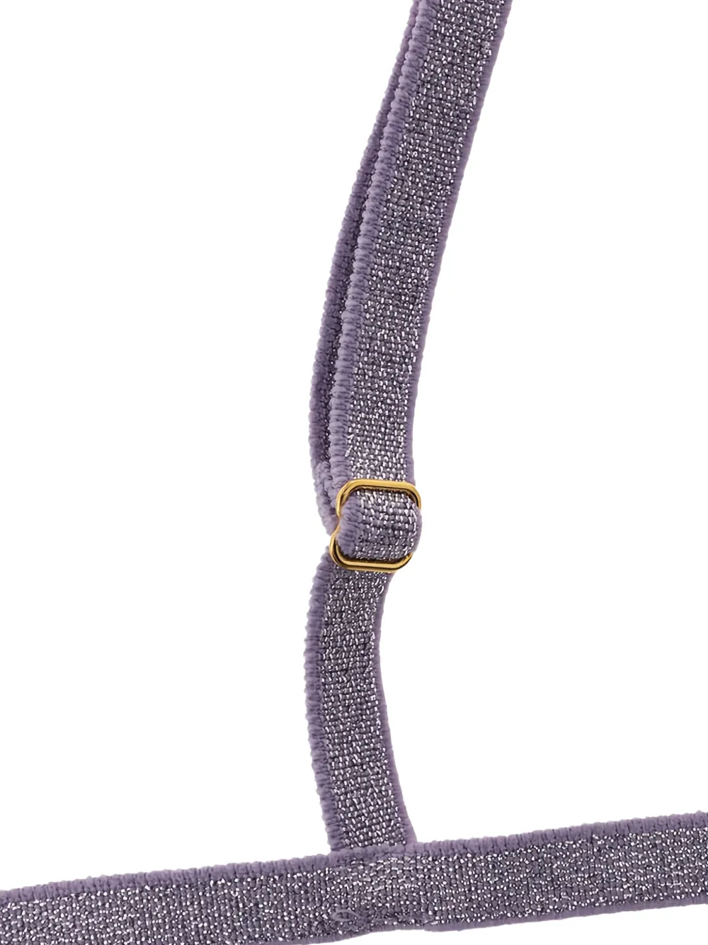 TOM FORD Triangel bh met glitters Paars