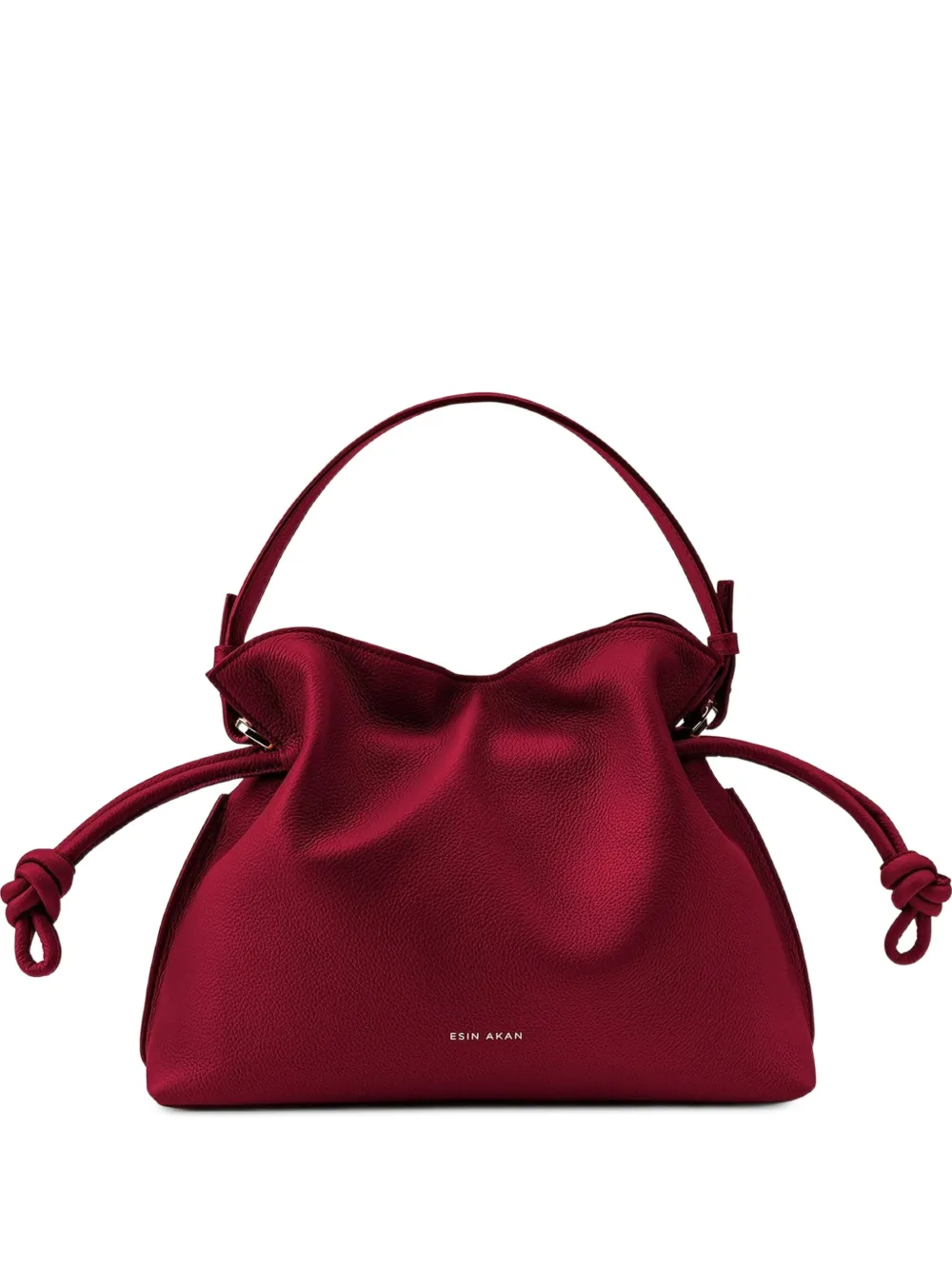 Esin Akan Midi Emma drawstring cross body bag - Rosso