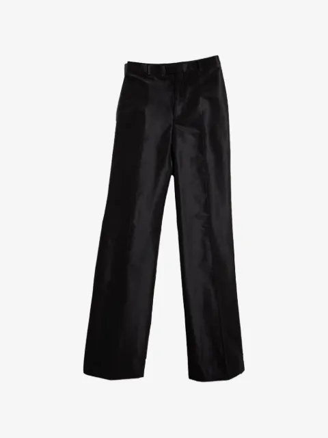 Gucci pantalones satinados con pinzas