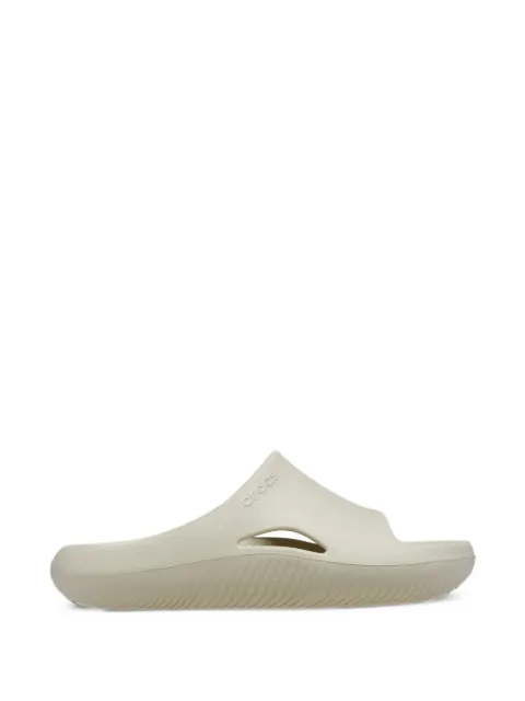 Crocs Mellow U logo-embossed slides