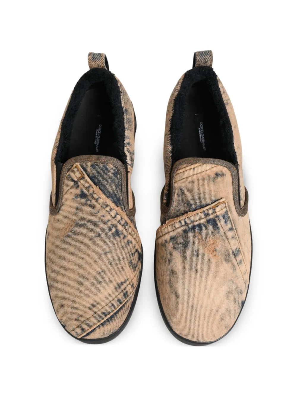 Dolce & Gabbana slip-on sneakers Beige