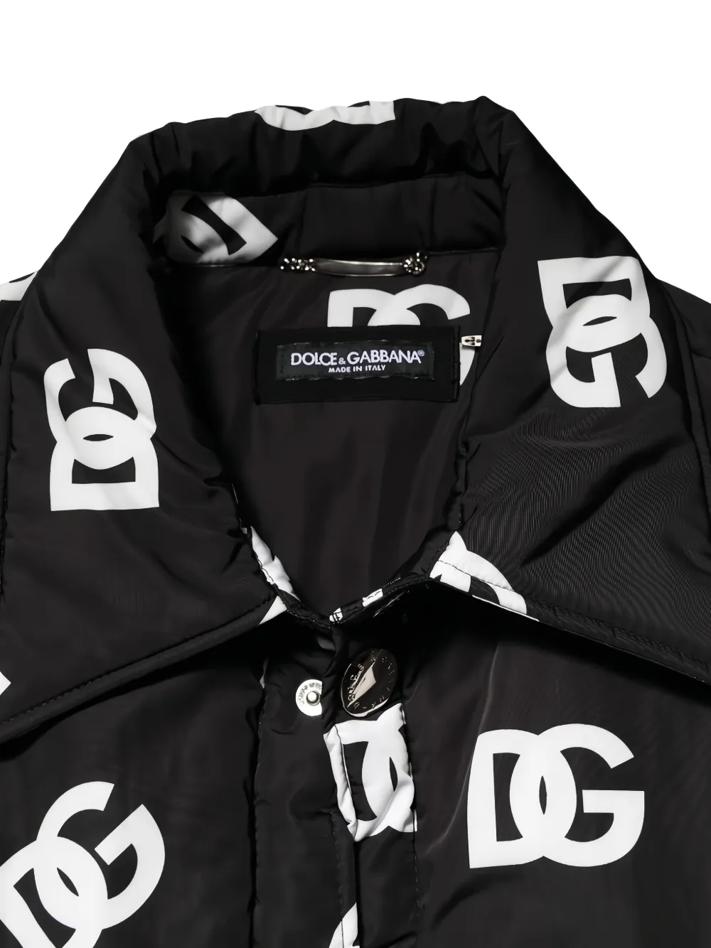 Dolce & Gabbana Gewatteerd jack Zwart