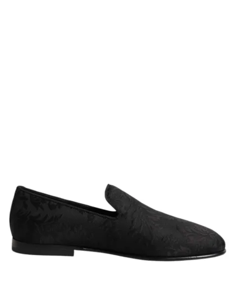 Dolce & Gabbana floral-pattern loafers