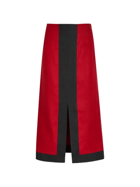 LIBEROWE — Ruth panelled slit-detail midi skirt