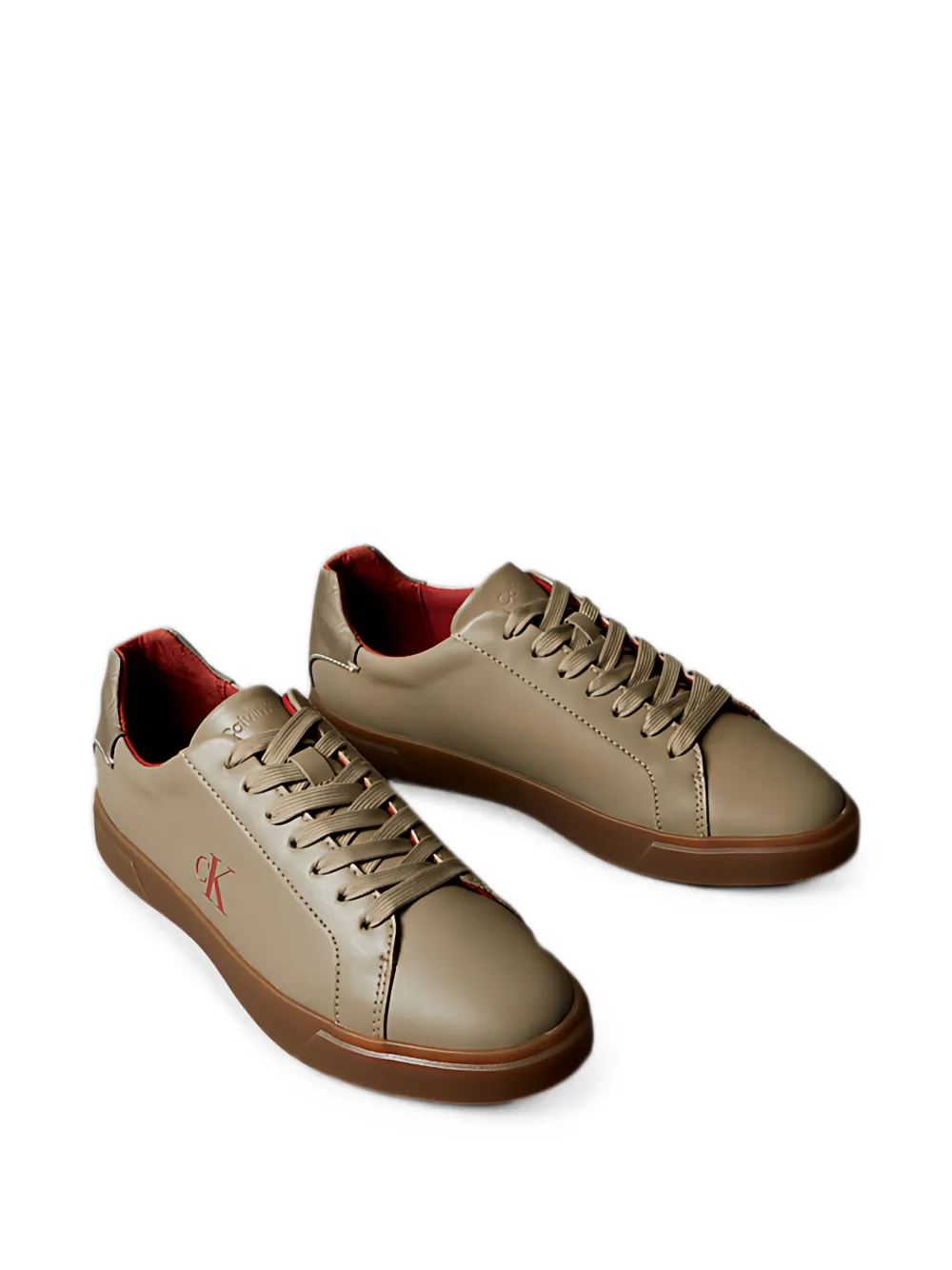 Calvin Klein Brooke logo-print sneakers Bruin