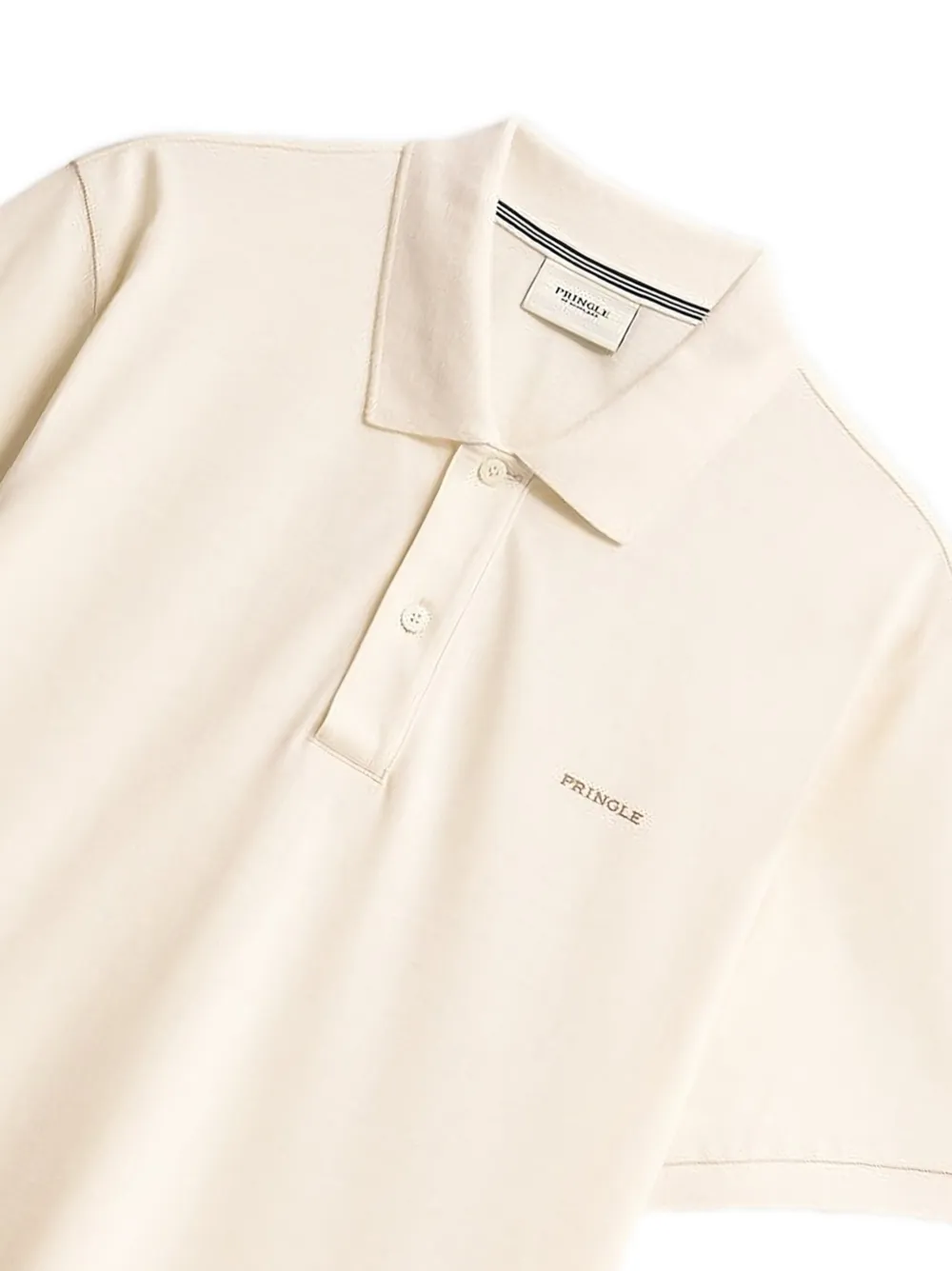 Pringle of Scotland Piqué poloshirt Beige
