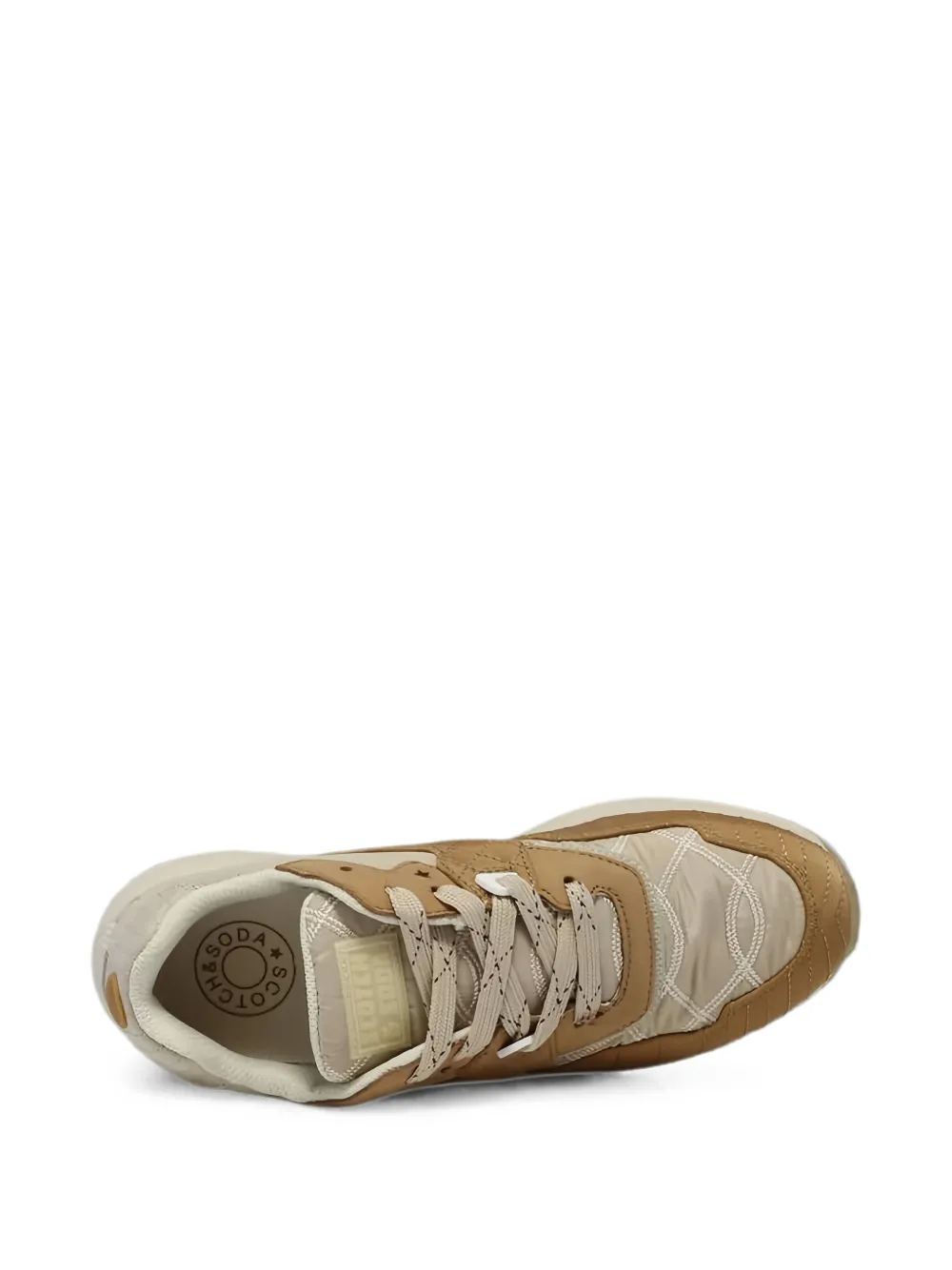 Scotch & Soda Sneakers met gewatteerd vlak Beige