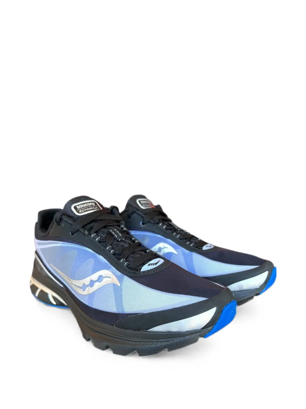 Saucony Kinvara 1 mesh-panelled sneakers Zwart
