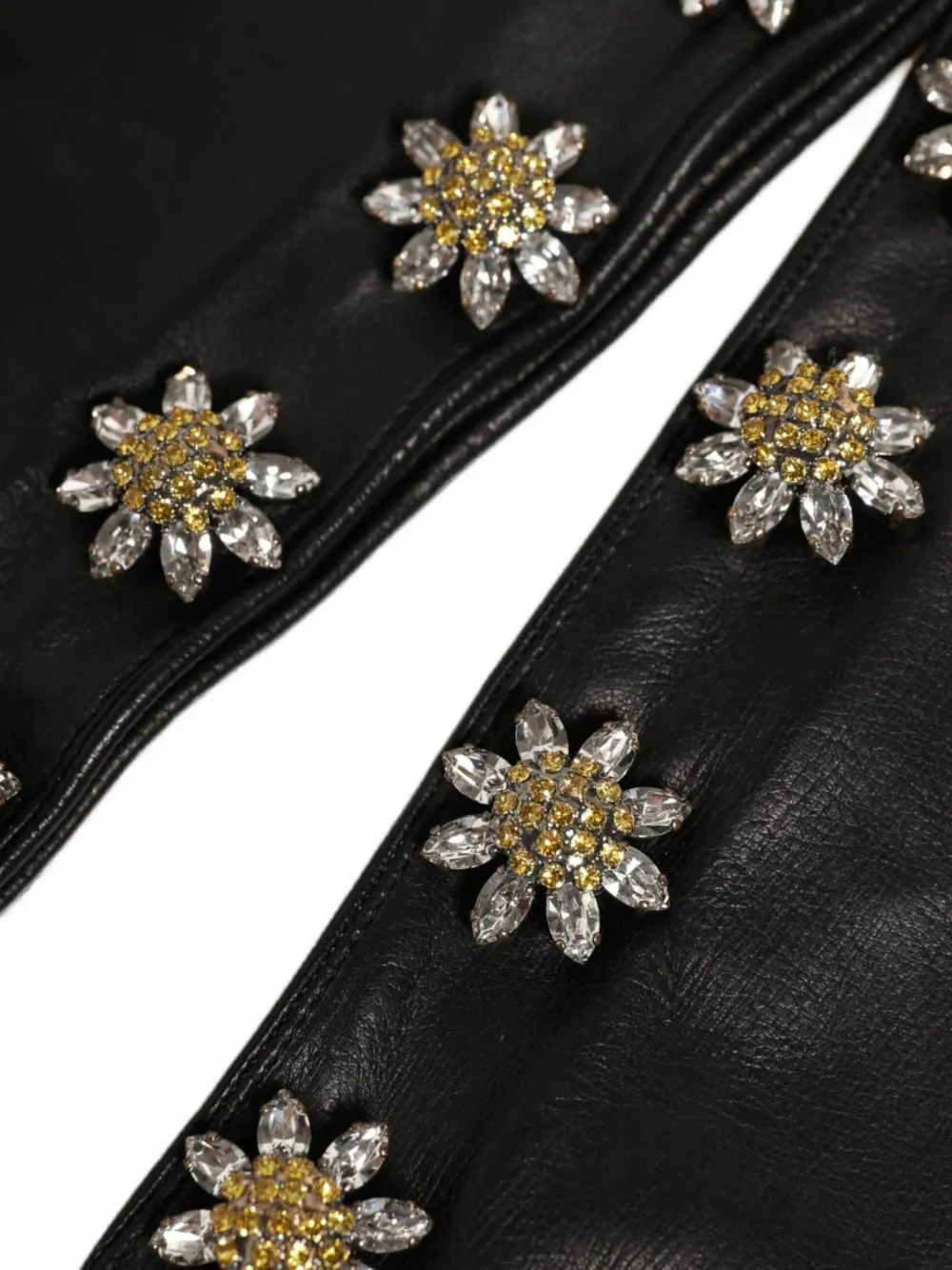 Dolce & Gabbana Handschoenen verfraaid met kristallen Zwart
