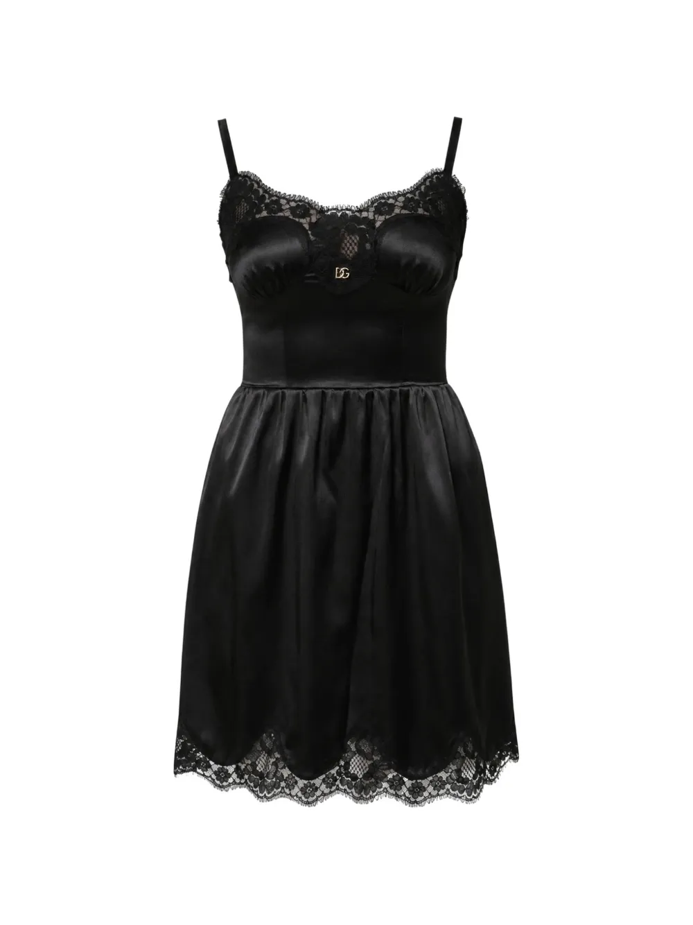 Dolce & Gabbana Abito corto smanicato - Nero