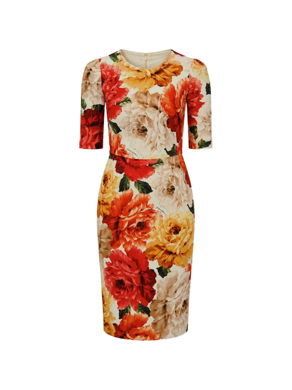 Dolce & Gabbana Abito a fiori - Rosso