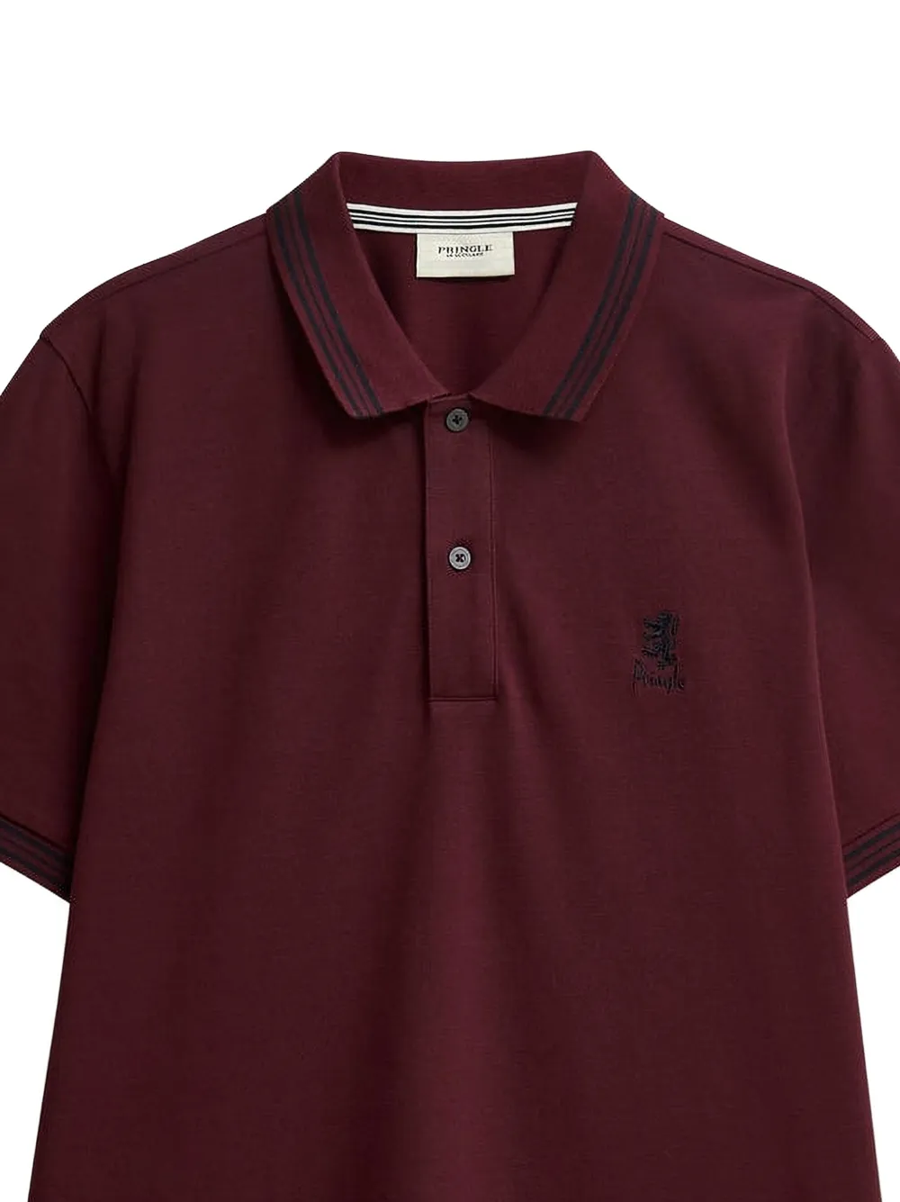 Pringle of Scotland Piqué poloshirt Rood