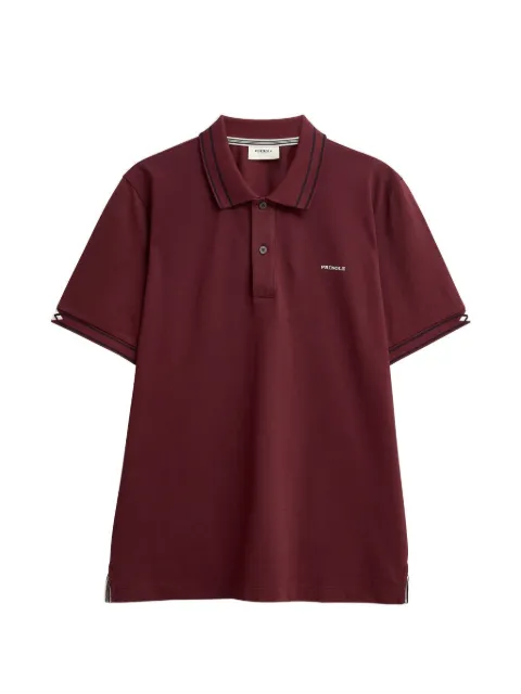 Pringle of Scotland polo con cuello en jacquard