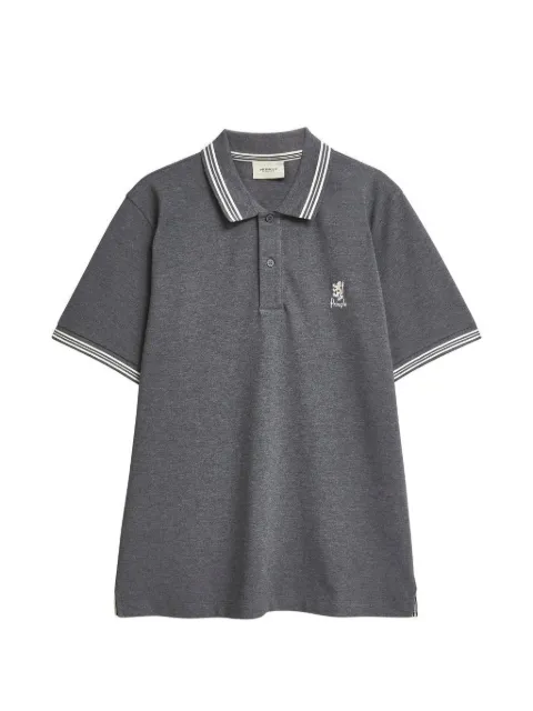 Pringle of Scotland piqué-knit tipped polo shirt