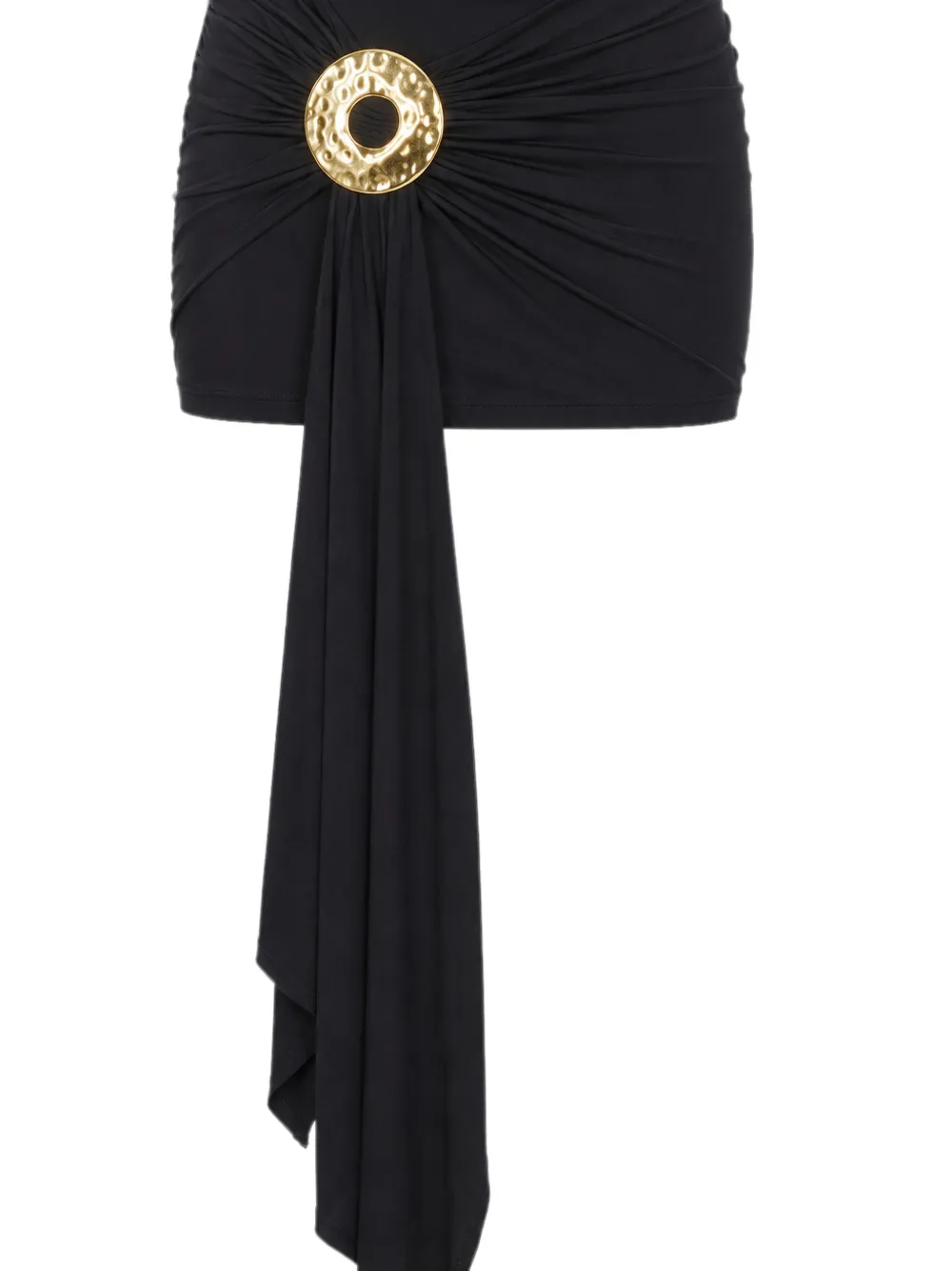 Cult Gaia Freesia mini-rok met ruches Zwart