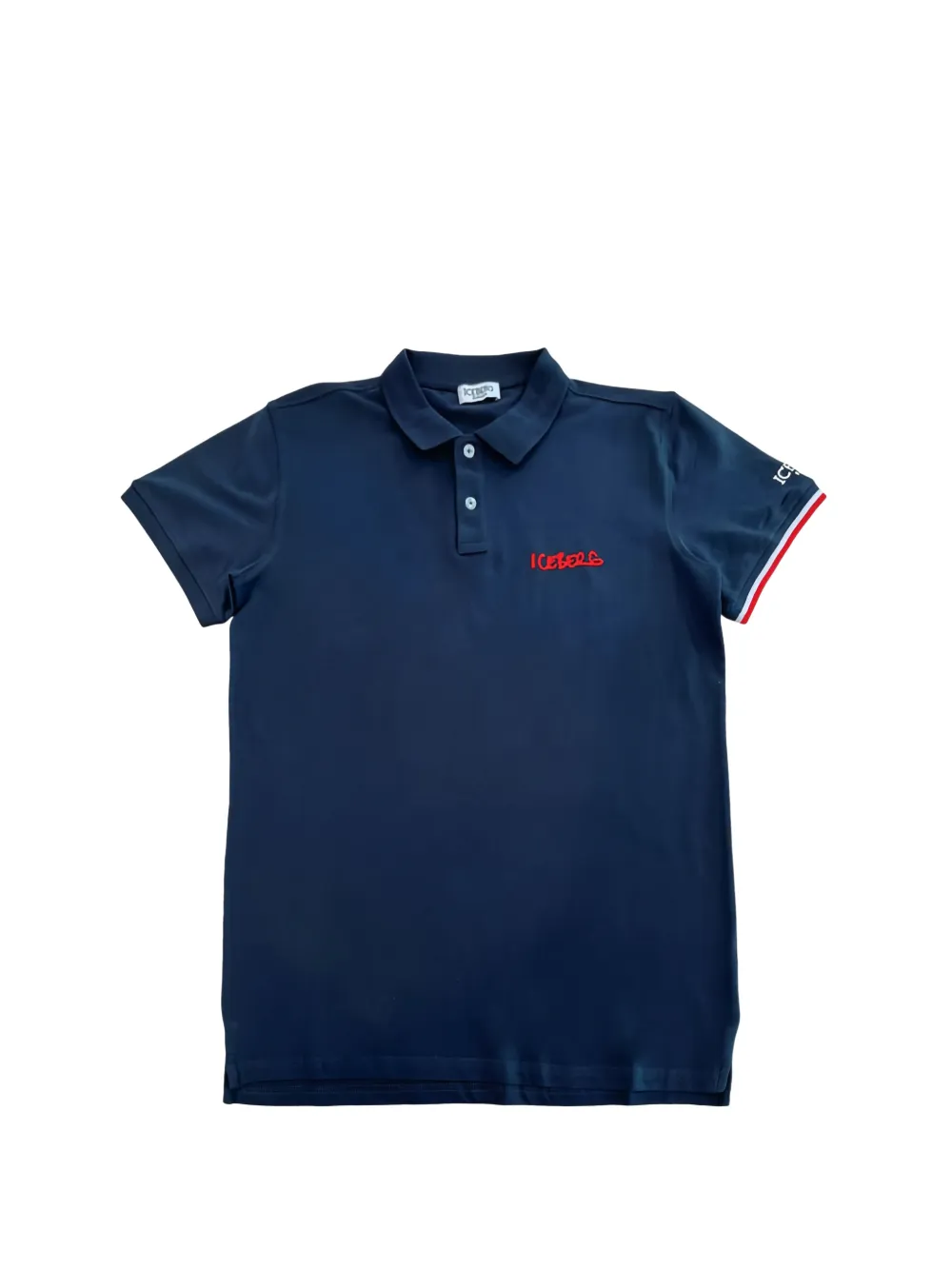 Iceberg logo-embroidered polo shirt