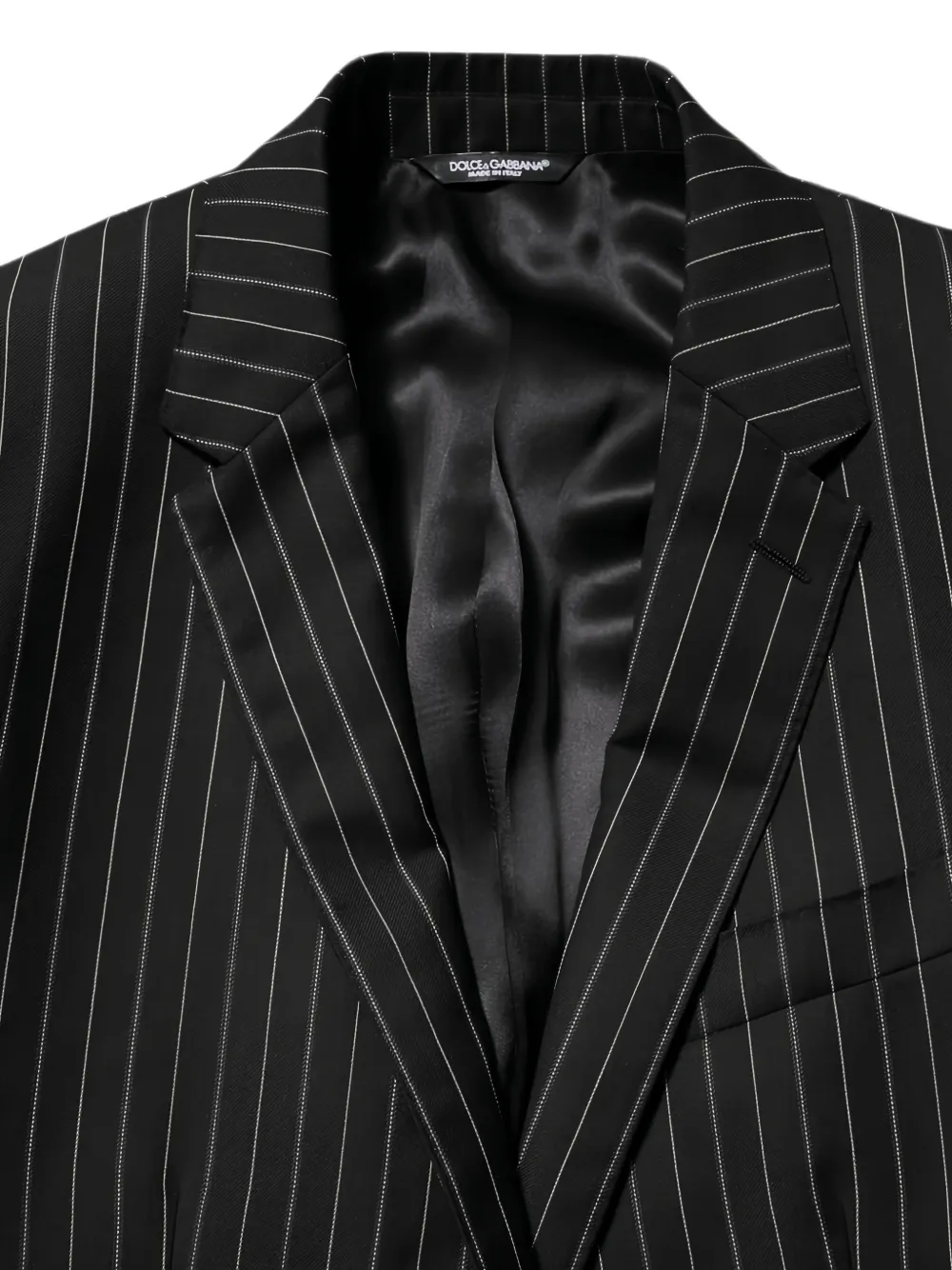 Dolce & Gabbana Martini blazer met krijtstreep Zwart