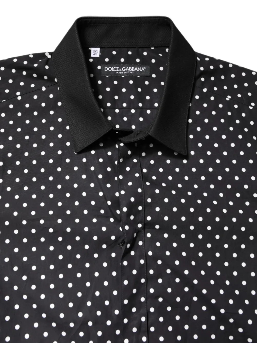 Dolce & Gabbana Overhemd met stippen Zwart