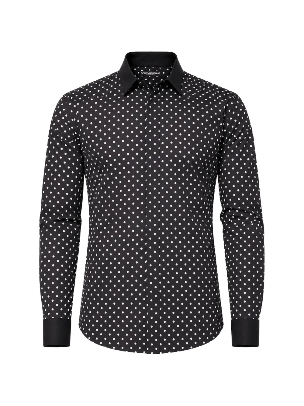 Dolce & Gabbana Hemd mit Polka Dots - Schwarz