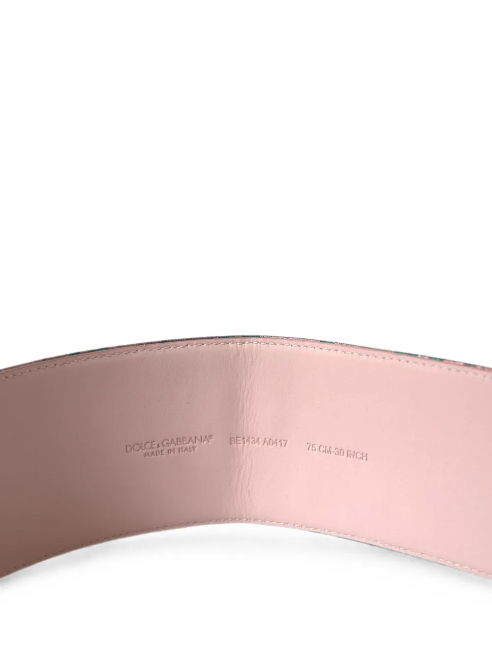 Dolce & Gabbana Riem met bloemen-brokaat Groen