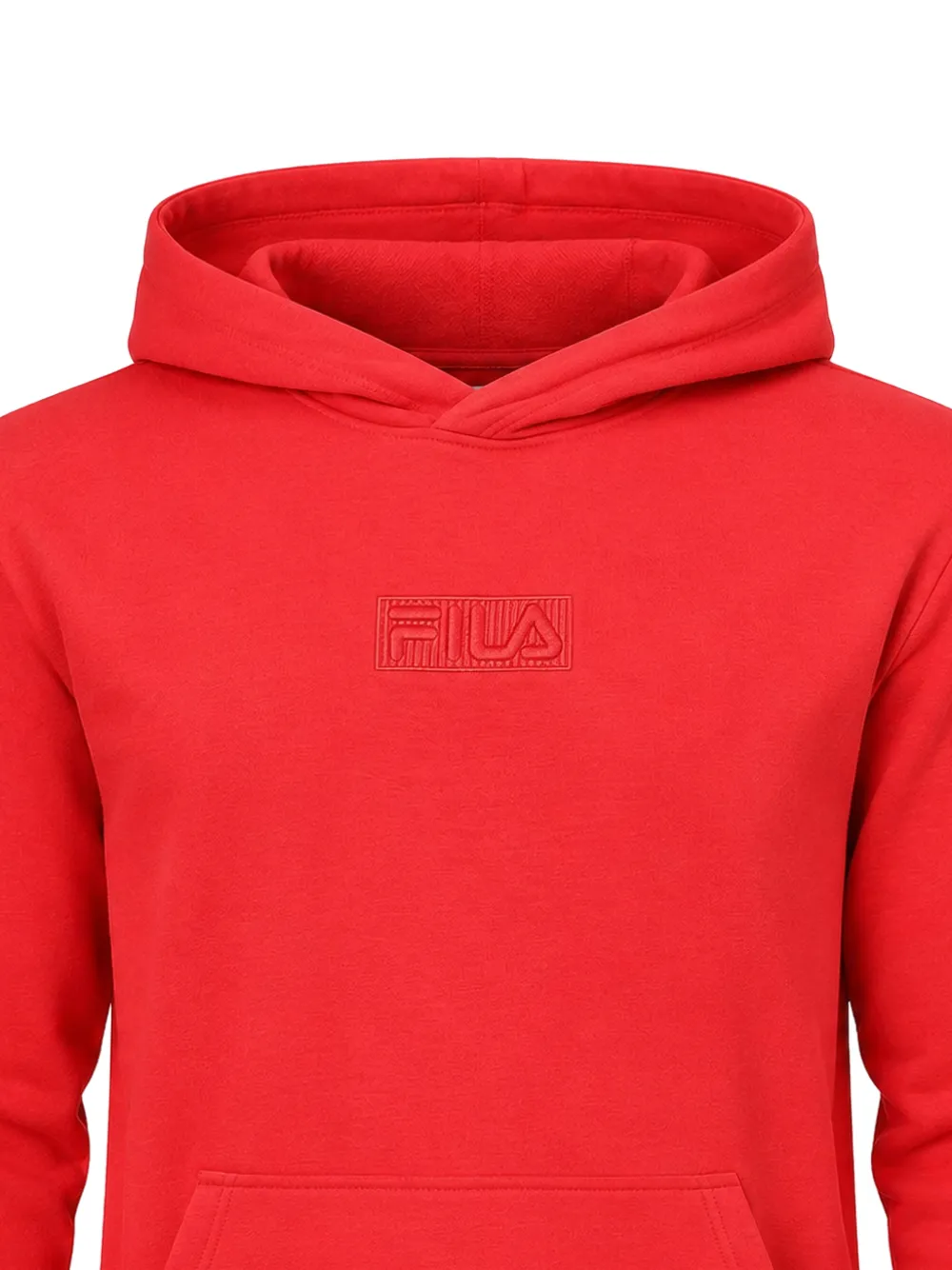 Fila Bentinci hoodie met geborduurd logo Rood