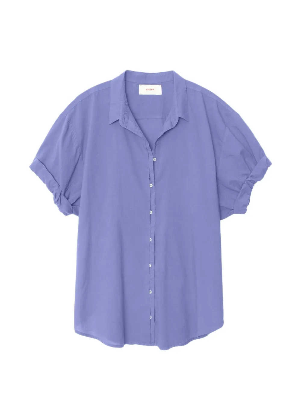 Xirena Channing short-sleeve cotton shirt - Blu