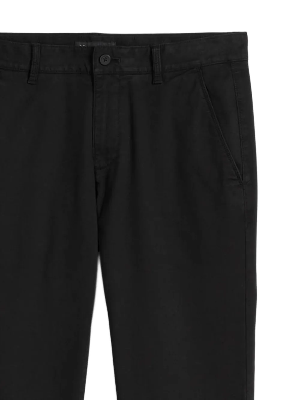 Marc O'Polo Slim-fit broek met twill textuur Zwart