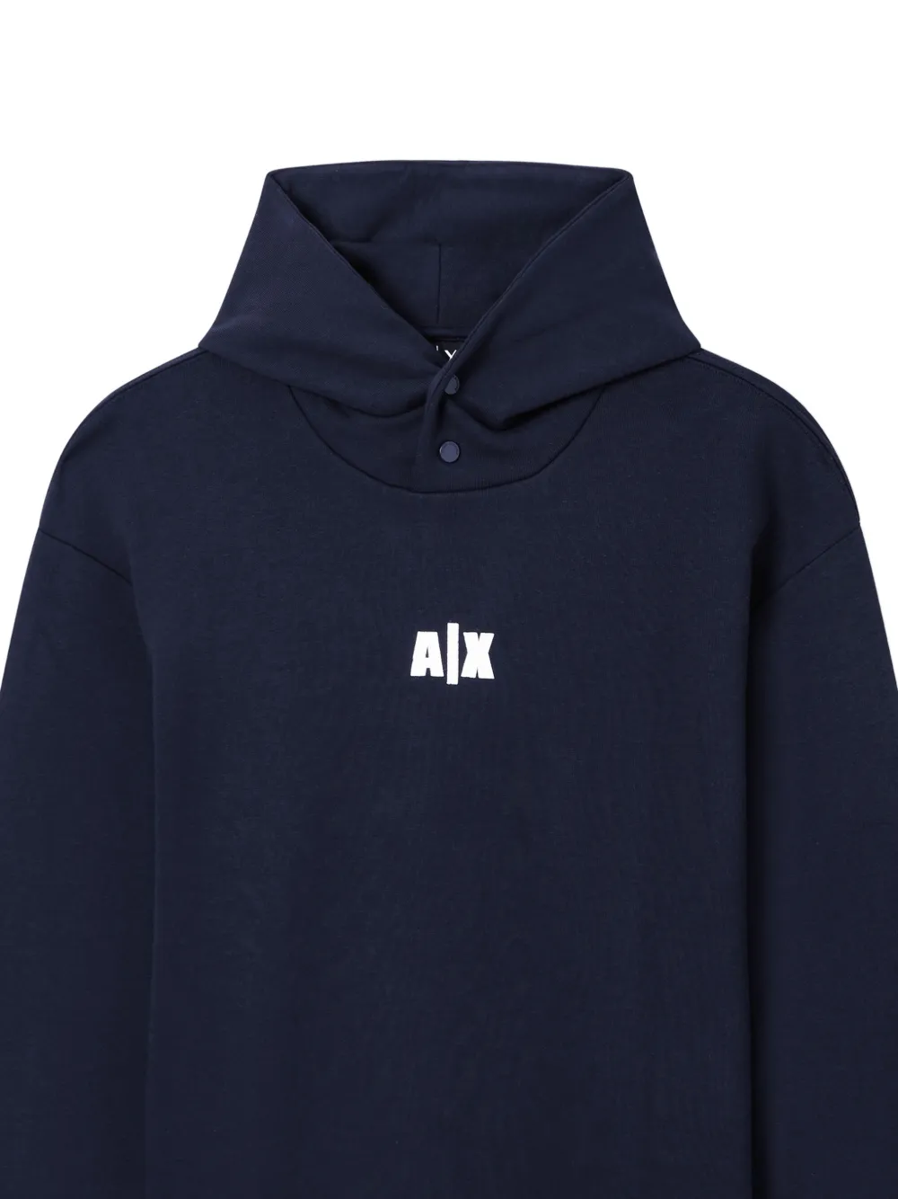 Armani Exchange Hoodie met logoprint Blauw