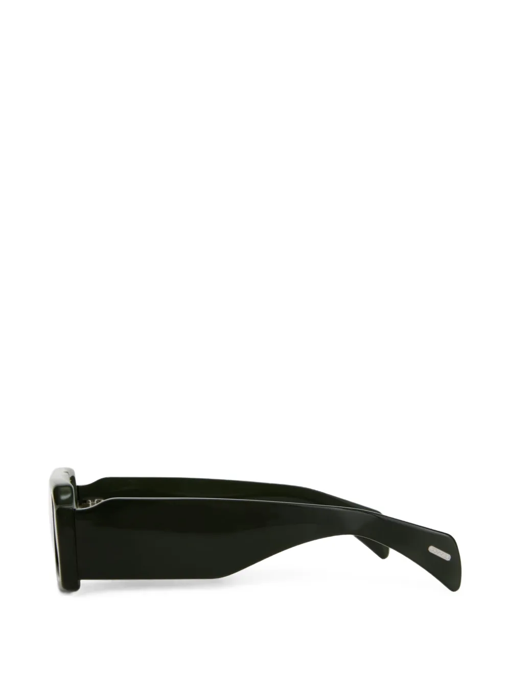 Jil Sander Edition 4 zonnebril met rechthoekig montuur Groen