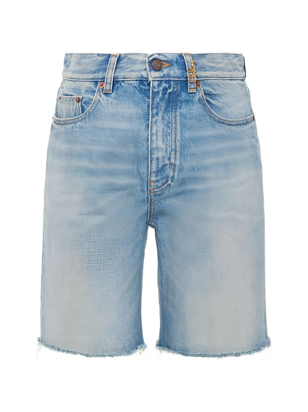 Chloé High-waist denim shorts Blauw