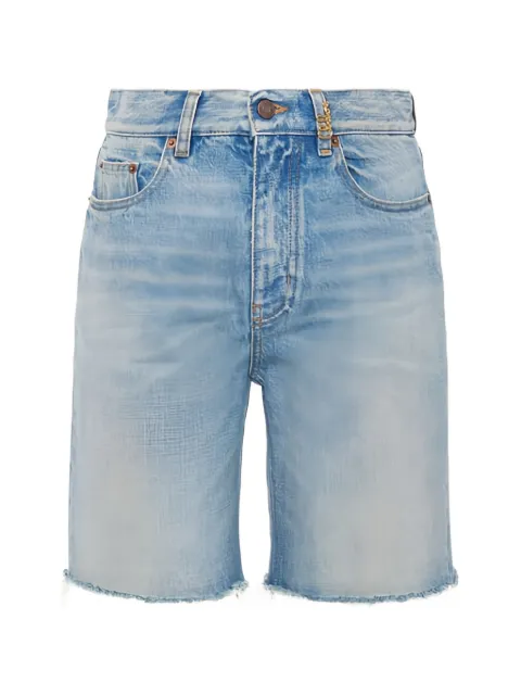 Chloé frayed faded shorts
