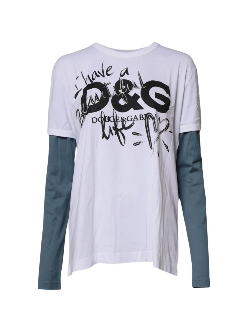 Dolce & Gabbana T-shirt con stampa grafica - Bianco