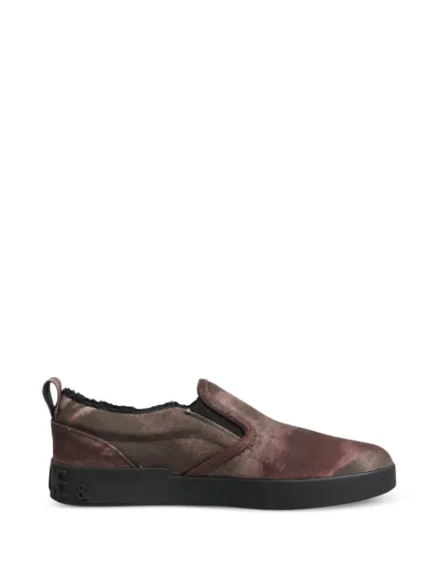 Dolce & Gabbana abstract-print slip-on sneakers
