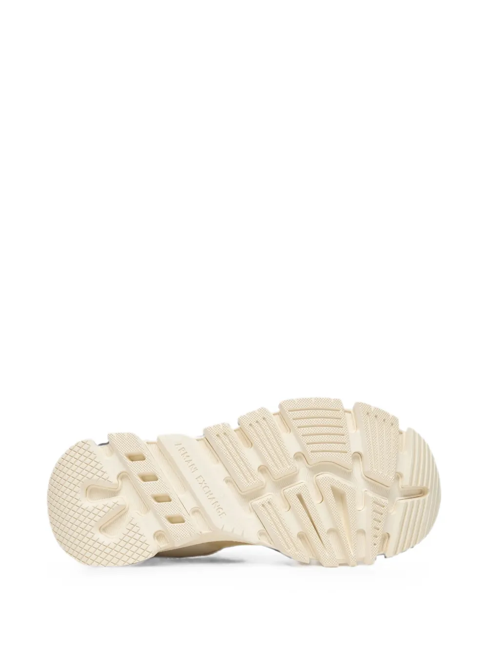 Armani Exchange panelled chunky-sole sneakers Beige