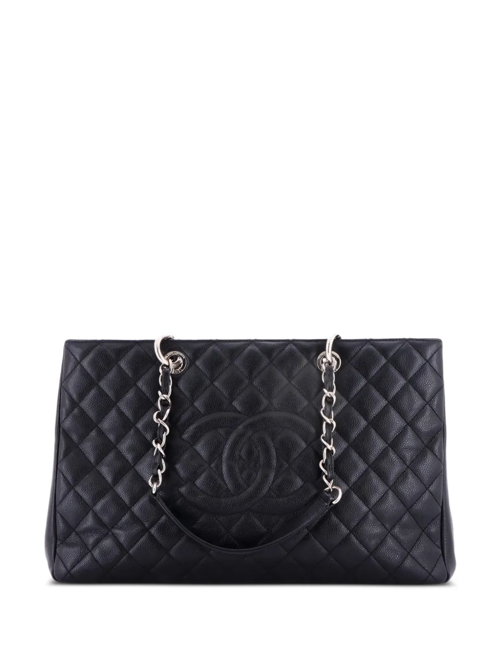 CHANEL Pre-Owned Grand Shopping Quilted Caviar XL tote bag - Black