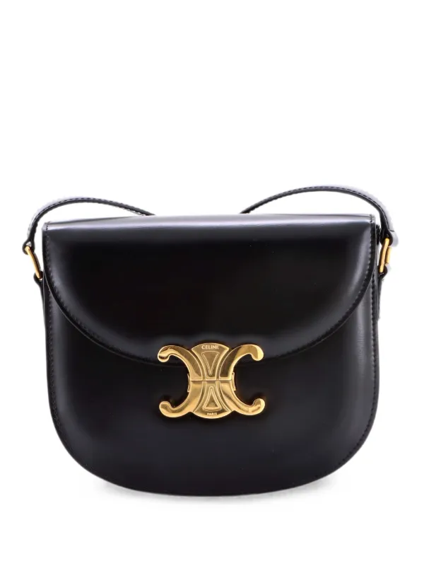 Celine Pre-Owned トリオンフ ブザス クレア フラップ ショルダー