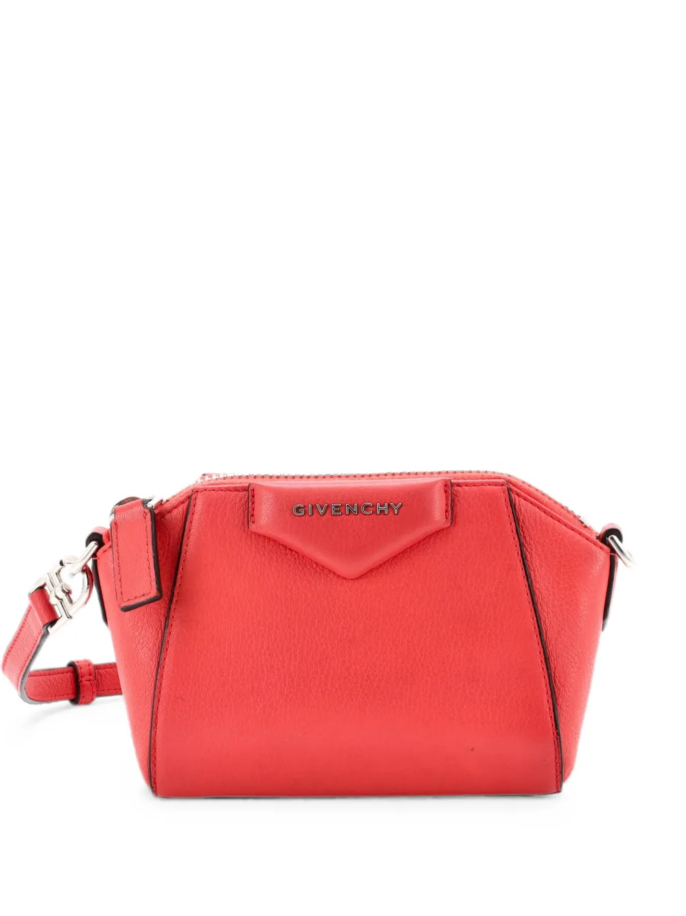 Givenchy Pre-Owned Borsa a tracolla Antigona nano in pelle - Rosso