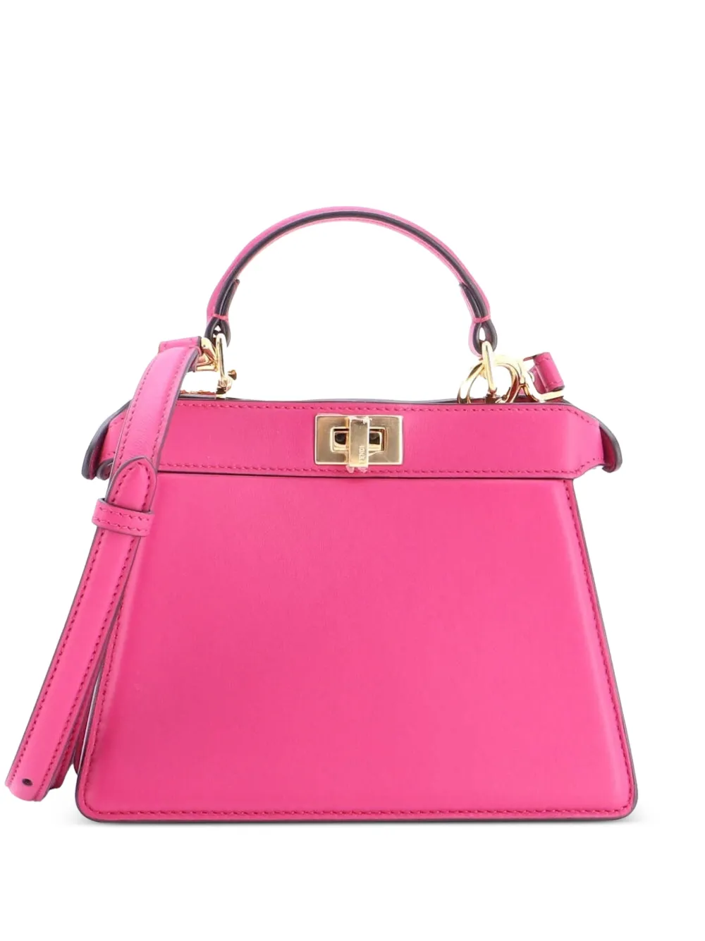 Fendi Pre-Owned Peekaboo ISeeU Bag Leather Petite crossbody bag - Pink