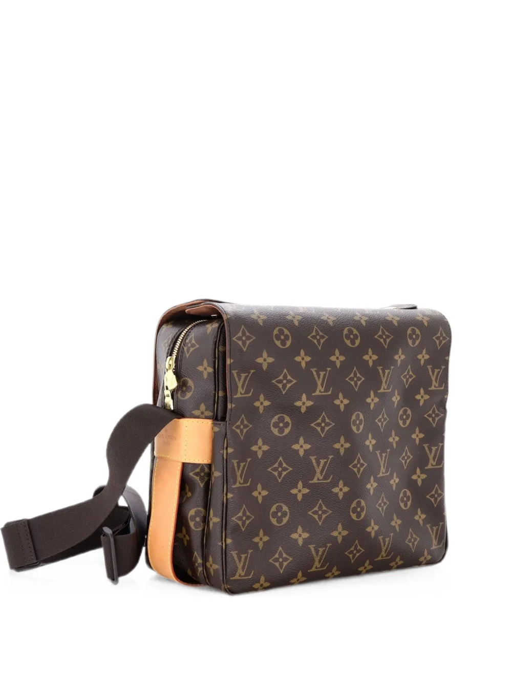Louis Vuitton Pre-Owned Naviglio Handbag Monogram Canvas crossbody bag - Marrone