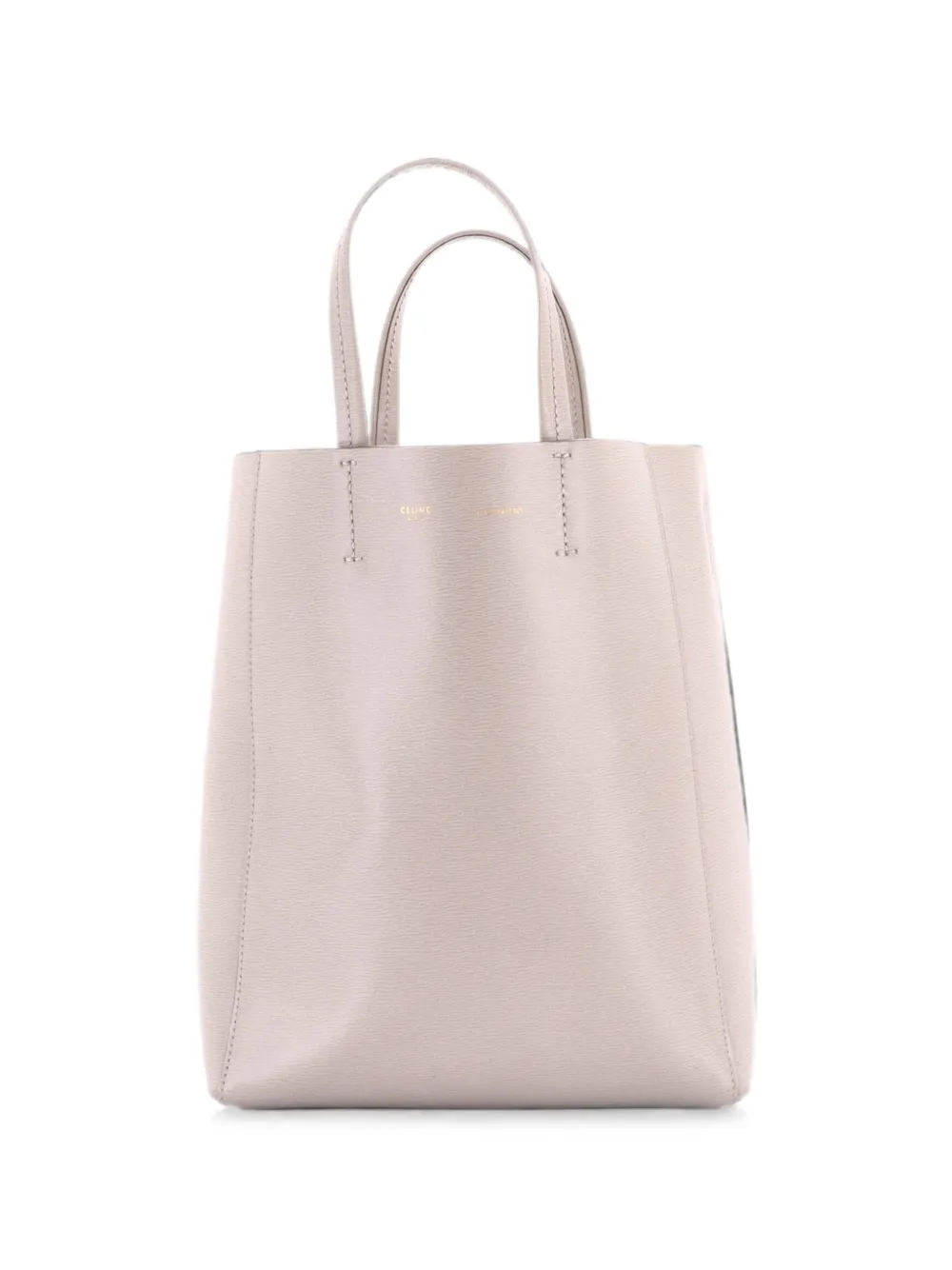Celine Pre-Owned Borsa tote Vertical Cabas piccola in pelle di vitello pieno fiore - Grigio