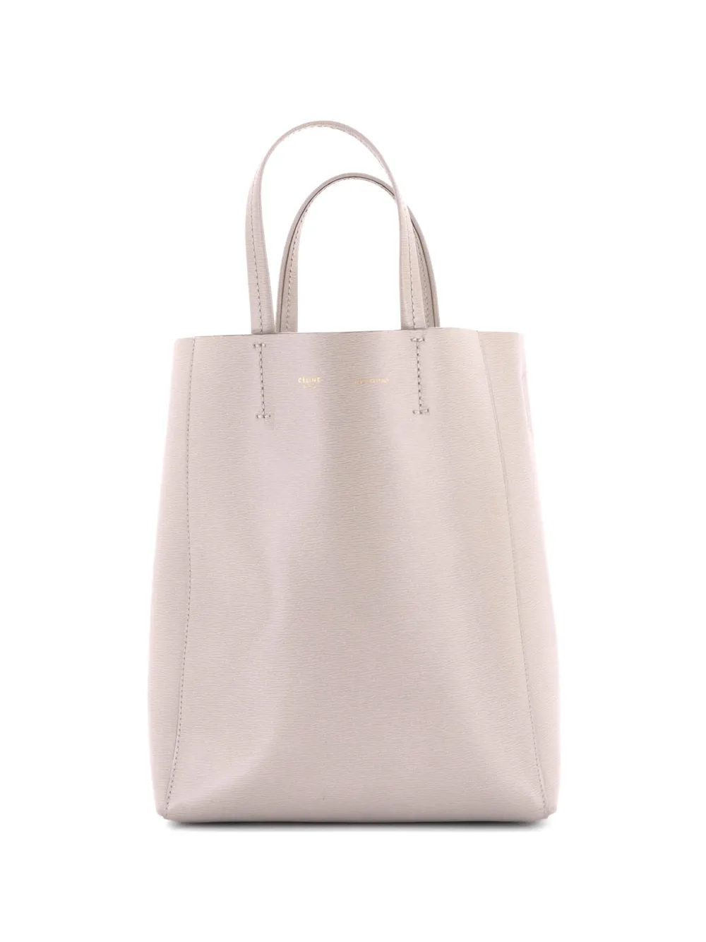 Celine Pre-Owned Vertical Cabas Grained Calfskin Small tote bag - Grey