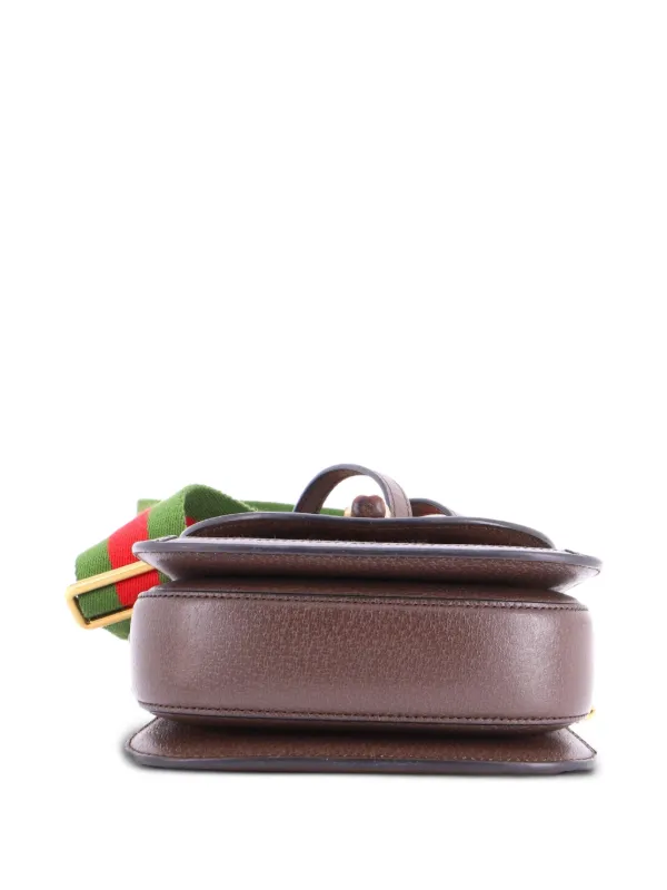 Gucci Pre-Owned バンブー1947 トップハンドル ジャンボ GGキャンバス