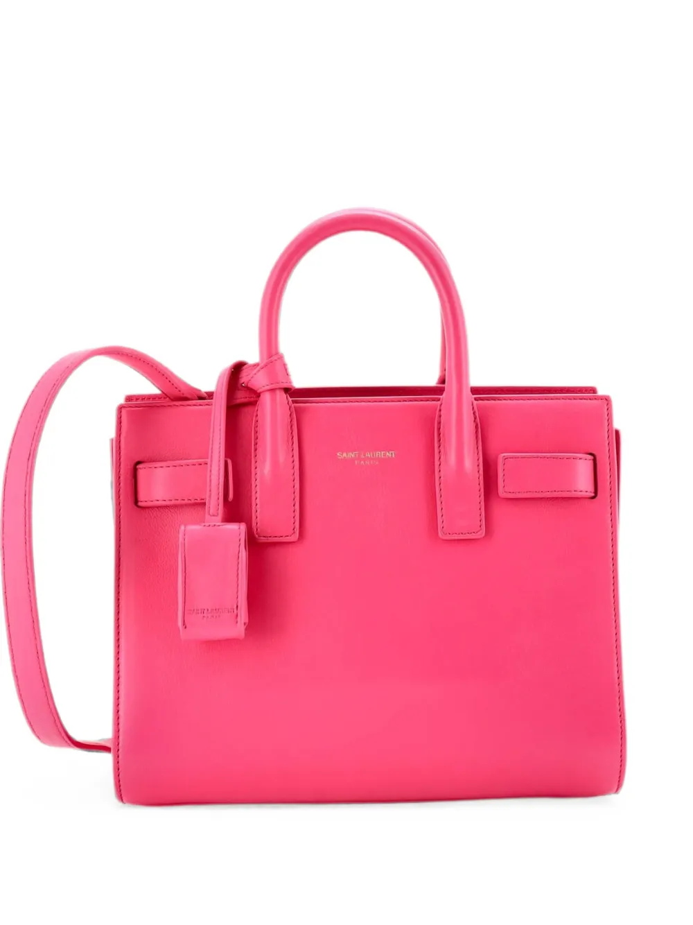 Saint Laurent Pre-Owned Borsa tote Sac de Jour Nano in pelle - Rosa