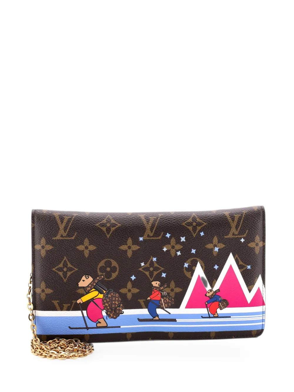 Louis Vuitton Pre-Owned Clutch Weekend Pochette Limited Edition Monogram - Marrone